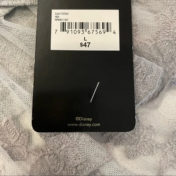 Disney Princess Mulan Hooded Shirt with Lace Bottom!! NWT - Picture 9 of 9